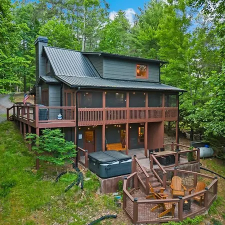 Lakeside Retreat Hot Tub Fishing Hiking Ellijay Exterior photo